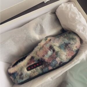 Marni Colorful Fur Women's Slippers